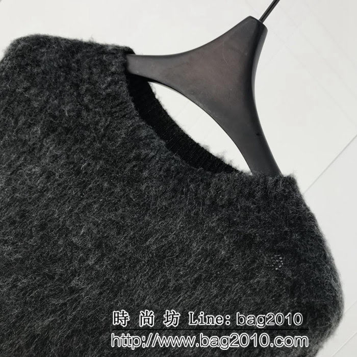 OWBLACK BRUSHED KNITWEAR Knitwear 針織拉絨馬海毛 毛衣定制面料 OS寬鬆版型 情侶款 ydi2443